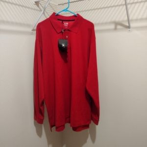 Adidas men's climalite Cotton long sleeve polo shirts size 3XL